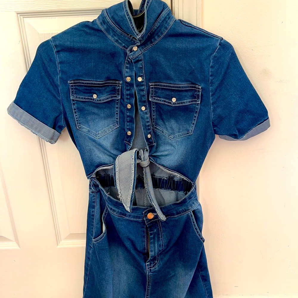 Denim dress